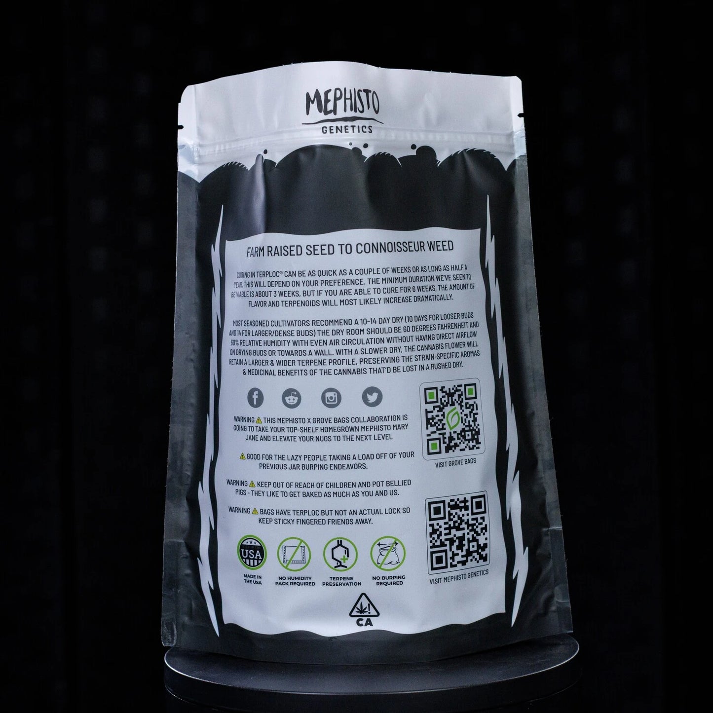 1/4 Pound Mephisto x Grove Bags