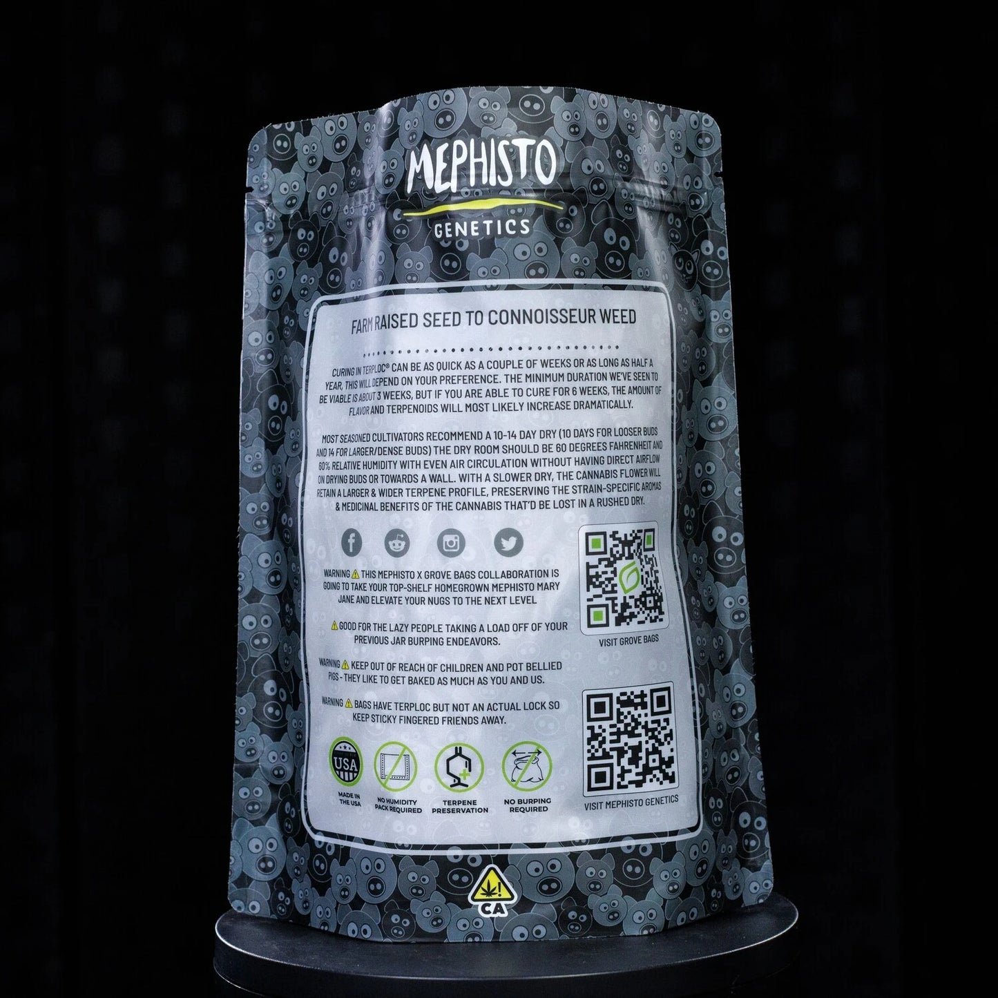 1/4 Pound Mephisto x Grove Bags